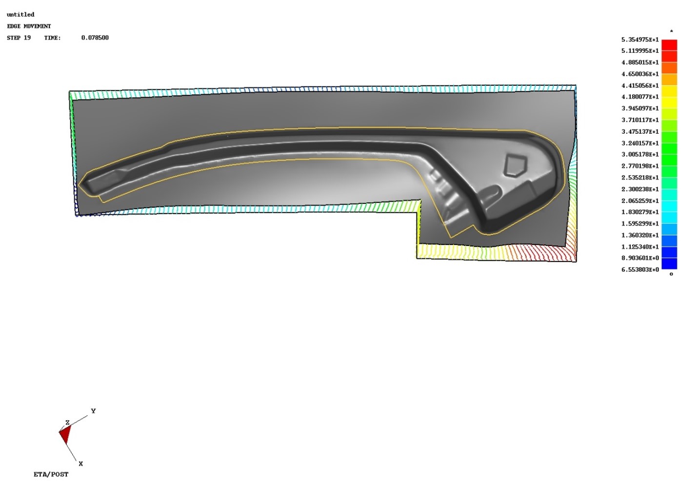 汽车零件成形性仿真分析
