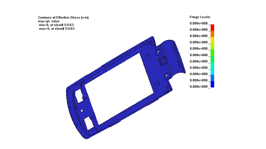 手机跌落仿真数据