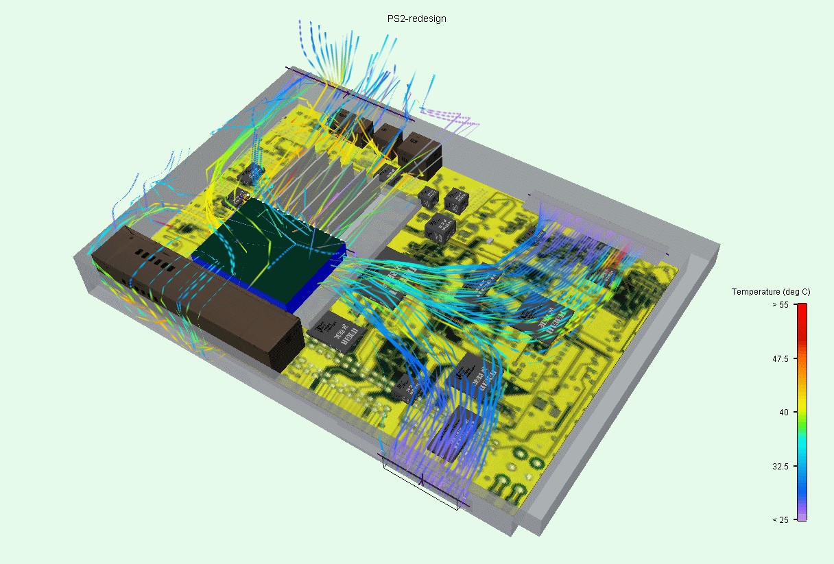 游戏机散热流场仿真jpg